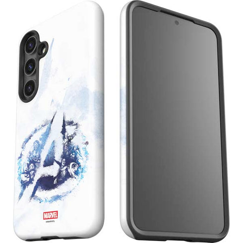 Marvel Avengers Blue Logo Galaxy S24 Plus Impact Case